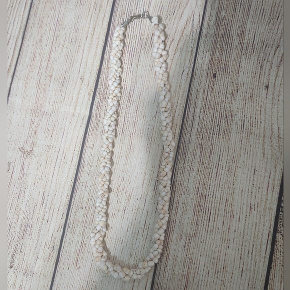 RARE Vintage Conch Shell Beaded Necklace